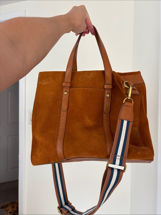 Fossil Handbags - Fossil - Suede Kingston Tote